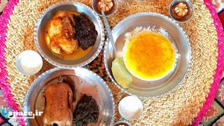 غذاهای لذیذ اقامتگاه بوم گردی کیمه - سوادکوه - روستای سیدکلا